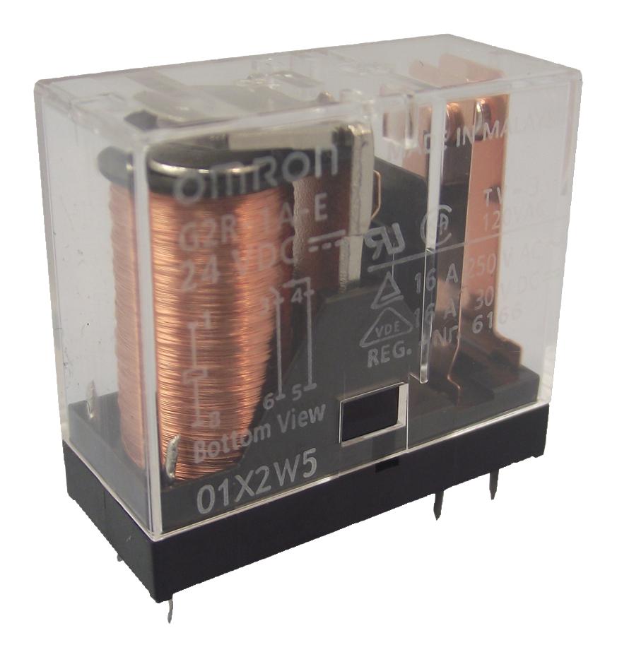 G2R-2-S- DC24 RELAY, DPDT, 250VAC, 30VDC, 5A OMRON