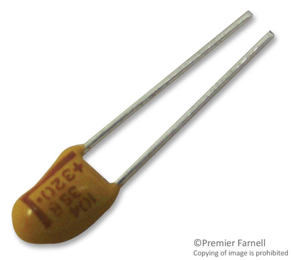 T350C106M010AT CAP, 10µF, 10V, 20% KEMET