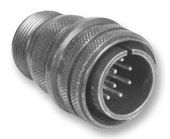 MS3106A24-2P CONNECTOR, CIRCULAR, SIZE 24, 7WAY AMPHENOL