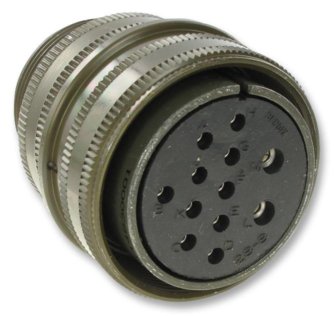 MS3106A28-12SX CONNECTOR, CIRCULAR, SIZE 28, 26WAY AMPHENOL
