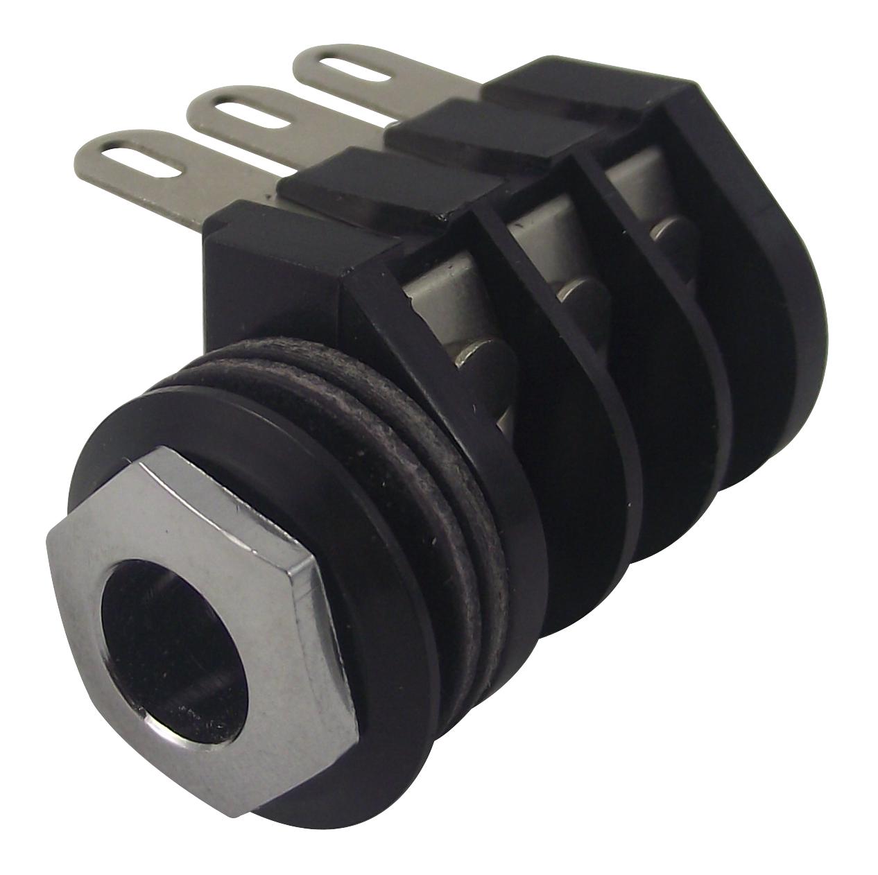 S4BBB SOCKET, 1/4" JACK, SWITCHED, 3POLE CLIFF ELECTRONIC COMPONENTS