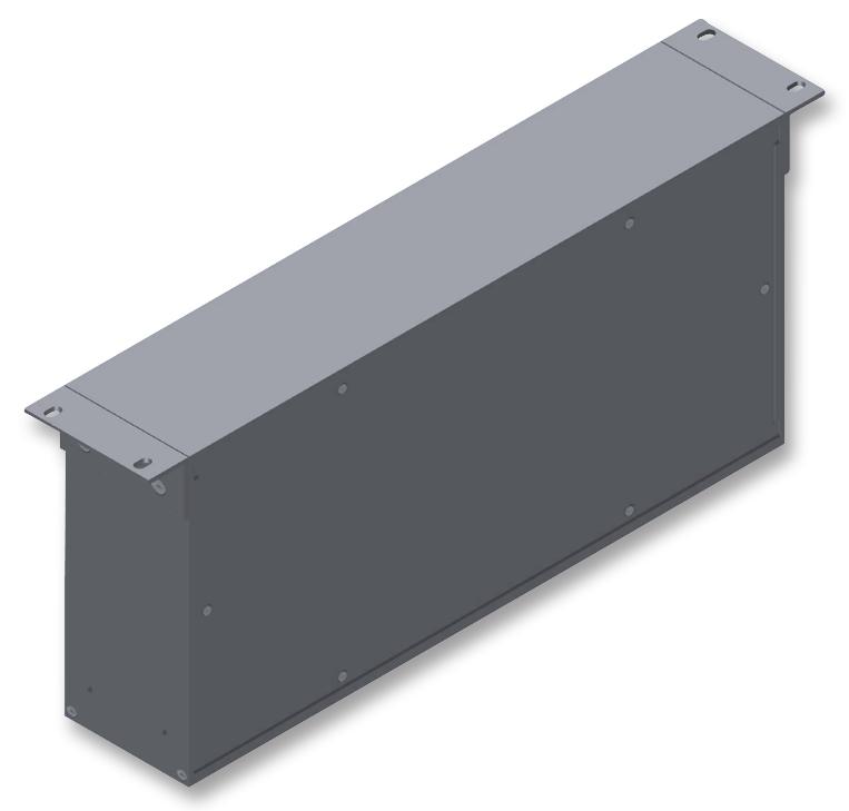 RM2U1913SBK CASE, 19", BLACK, 2U, D330MM HAMMOND