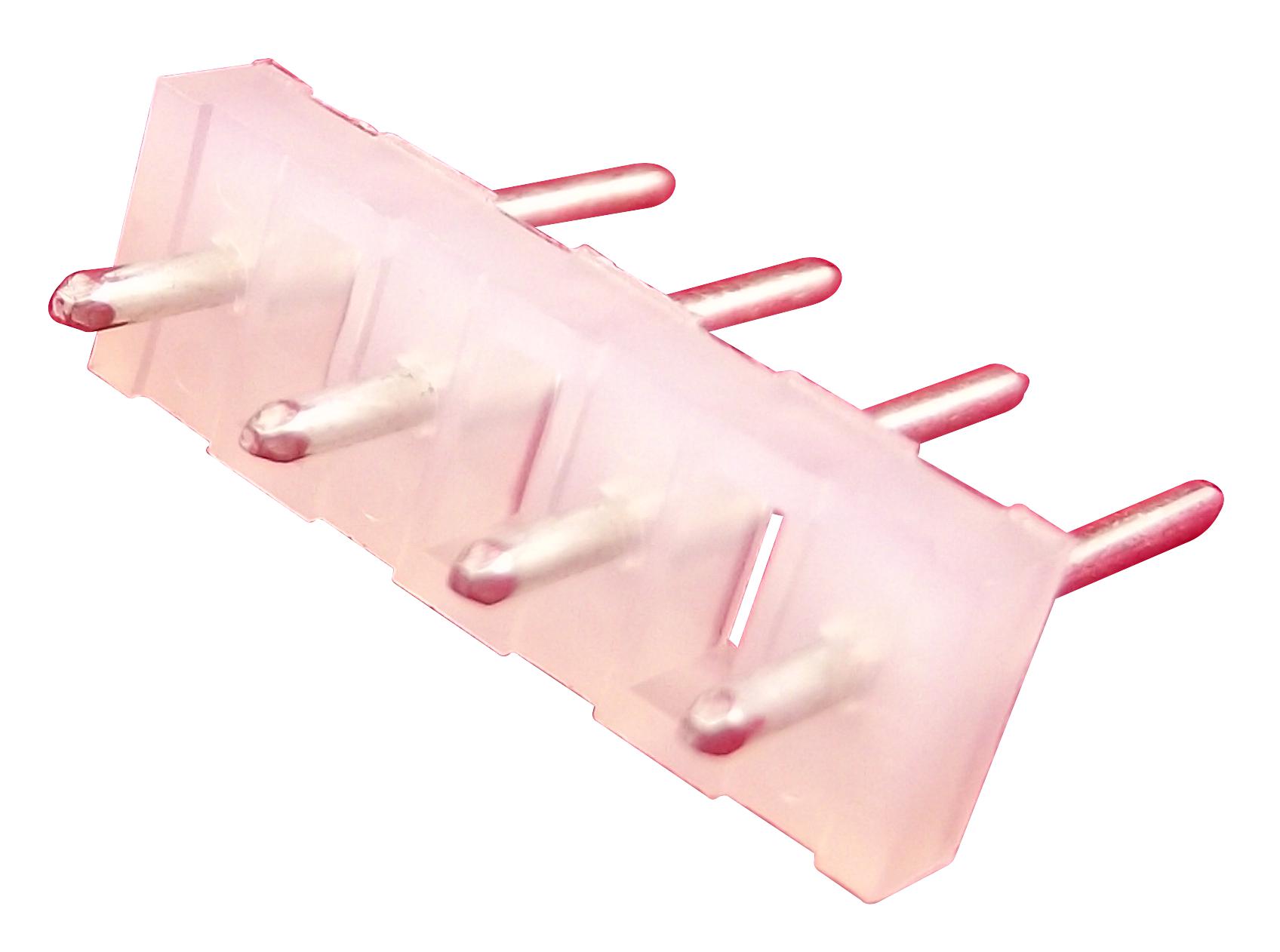 10-08-1041 CONNECTOR, HEADER, 4POS, 1ROW, 5.08MM MOLEX