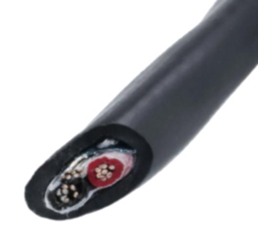 1943/3F BK003 CABLE, 14AWG, 3 CORE, BLACK, 76.2M ALPHA WIRE