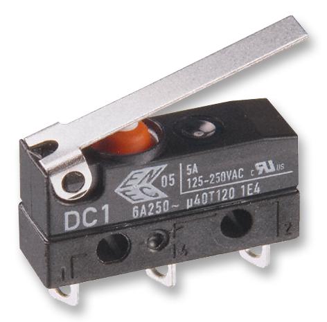 DC3C-A1LB MICROSWITCH, SPDT, SHORT LEVER ZF ELECTRONICS