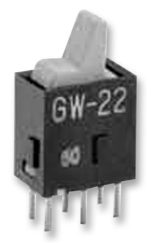 GW12LHP ROCKER SWITCH, SPDT, ON-ON NKK SWITCHES