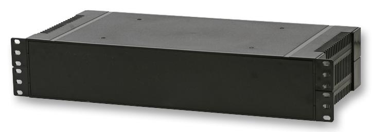 G17082UBK CASE, 19", ABS, 2U, BLACK, ANTI STATIC MULTICOMP PRO