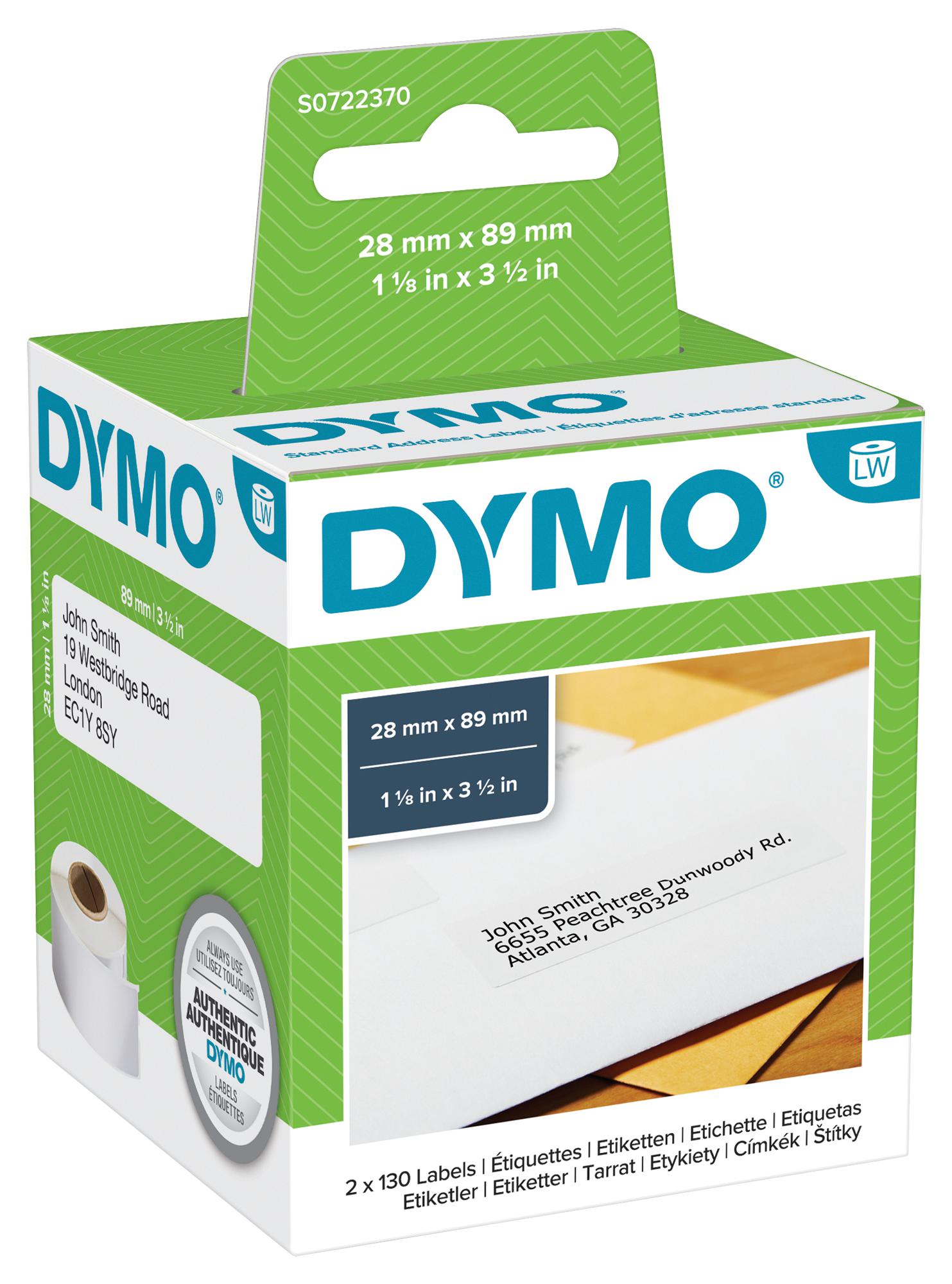 99010 LABEL, ST ADDRESS, 28X89MM DYMO