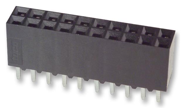 2-534206-0 CONNECTOR, RECEPTACLE, THT, 40WAY AMP - TE CONNECTIVITY