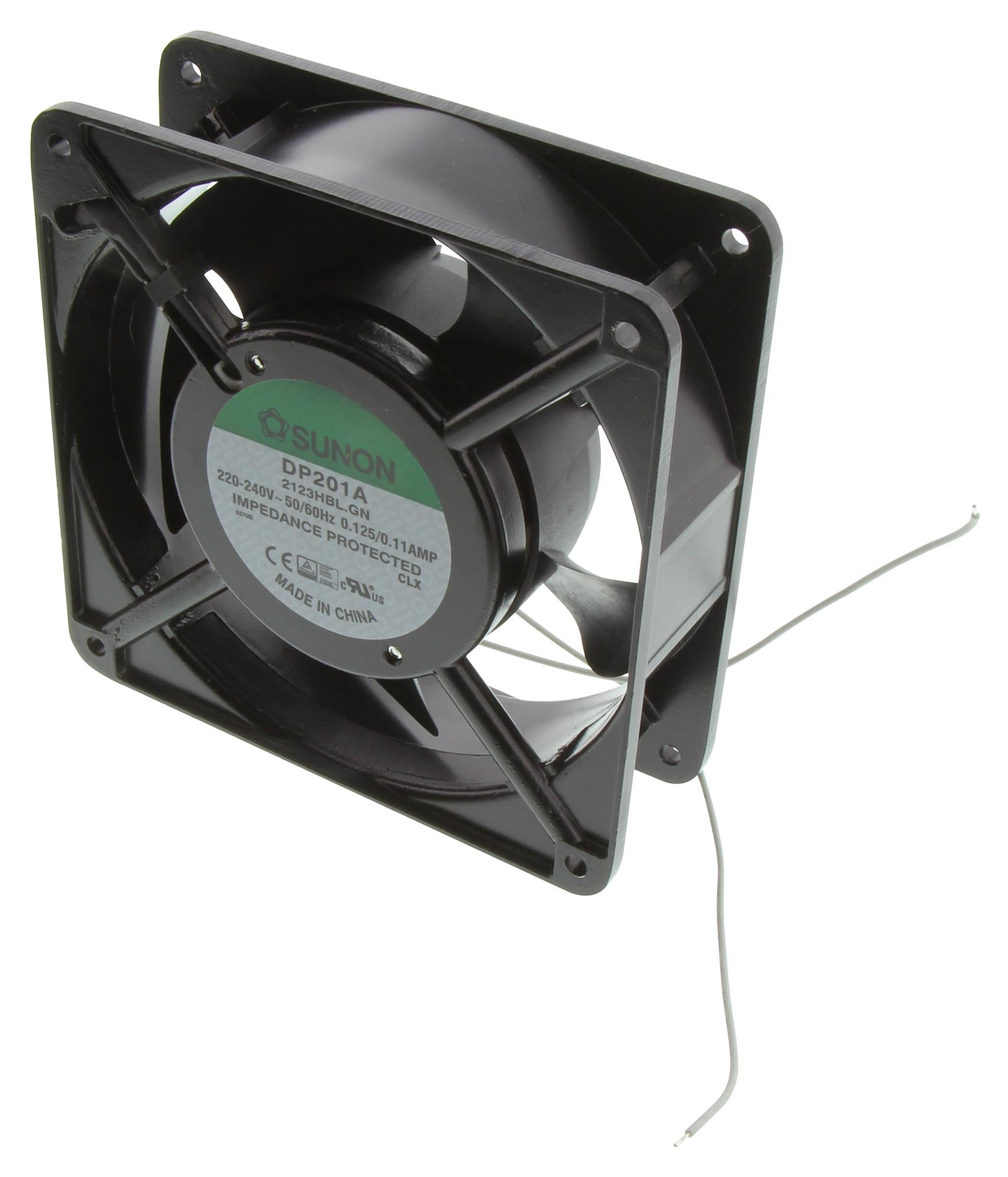 DP201A 2123HBL.GN FAN, 120X120X38MM, 230VAC, 87CFM, 45DBA SUNON