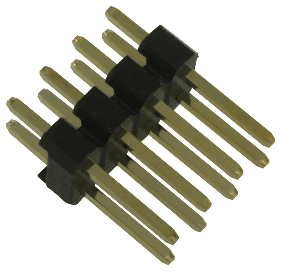 2213S-08G HEADER, THT, VERTICAL, 2.54MM, 8WAY MULTICOMP PRO