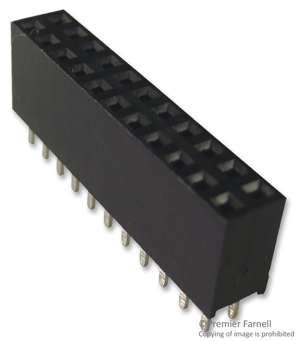 2214S-22SG-85 SOCKET, PCB, 2 ROW, VERT, 22WAY MULTICOMP PRO