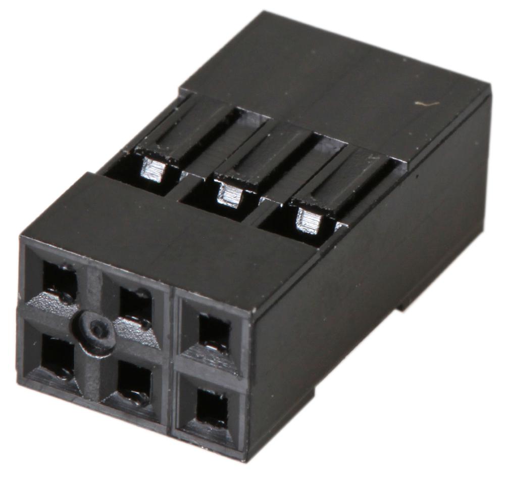 2226B-06 CRIMP HOUSING, 2 ROW, 6WAY MULTICOMP PRO