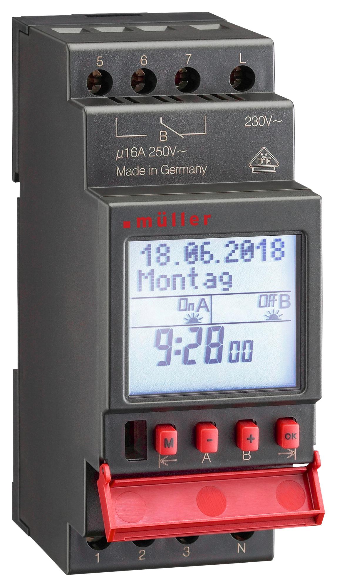 SC28.13PRO ASTRO DIGITAL TIME SWITCH 1 CHANNEL MULLER