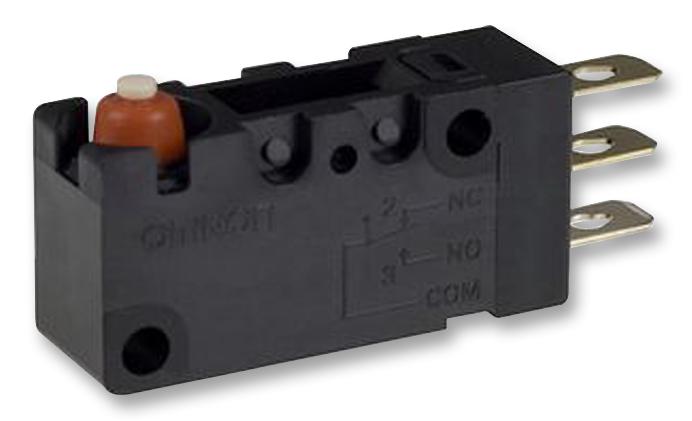 D2VW-01-1 MICROSWITCH, SEALED, 0.1A, PIN, SPDT OMRON