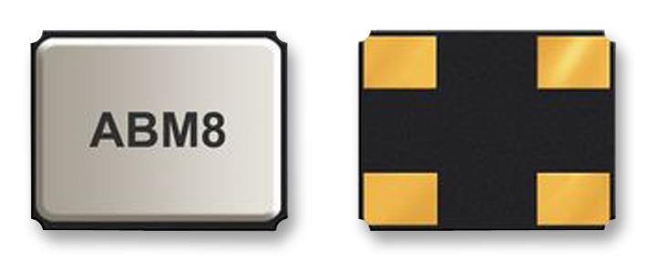 ABM8-24.000MHZ-D2-T CRYSTAL, 24MHZ, 18PF, SMD, 3.2MM X 2.5MM ABRACON