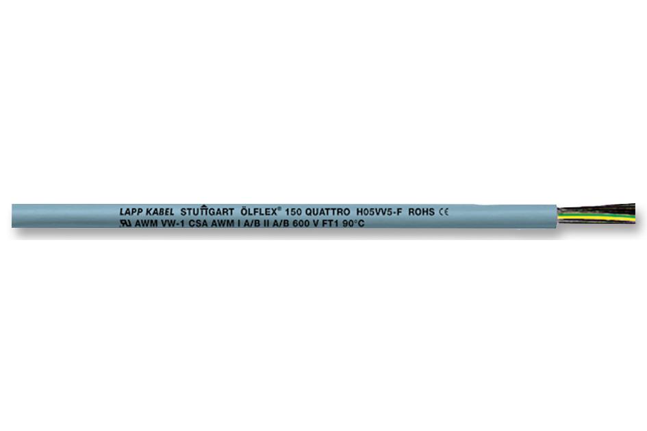 0015204 CABLE, CTRL, 4 CORE, 1MM, 50M LAPP KABEL