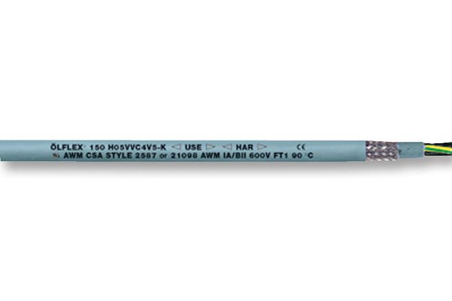 0015603 CABLE, CTRL CY, 3 CORE, 0.75MM, PER M LAPP KABEL