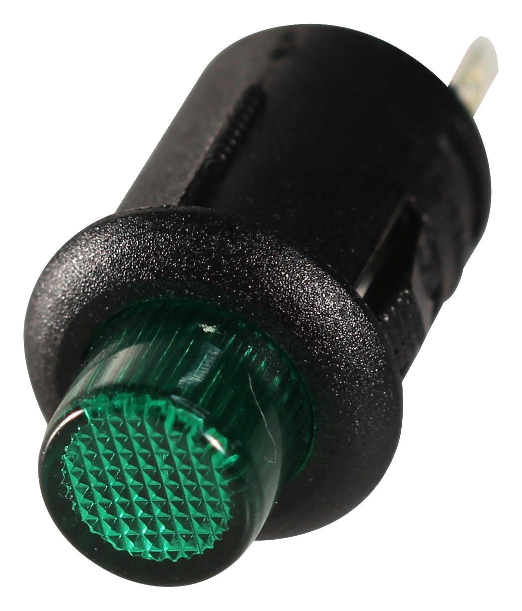 R13-548CL-05-BG SWITCH, PUSH BUTTON, SPST, MOM, GREEN MULTICOMP PRO