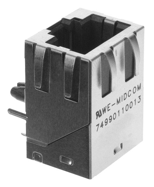 7499110124 JACK, MODULAR, RJ45, 1PORT, 8P8C WURTH ELEKTRONIK