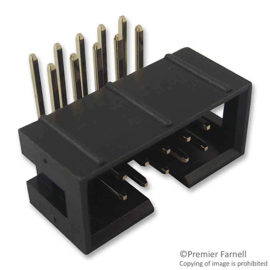 61202021721 HEADER, 2.54MM, R/A, 20WAY WURTH ELEKTRONIK