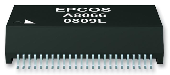 B78476A8065A003 TRANSFORMER, LAN, SINGLE, 10/100 BASE T EPCOS