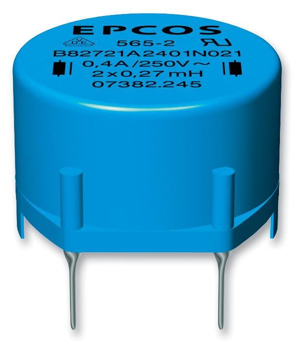 B82721A2152N001 CHOKE, RING CORE, DOUBLE, 3.3MH, 1.5A EPCOS