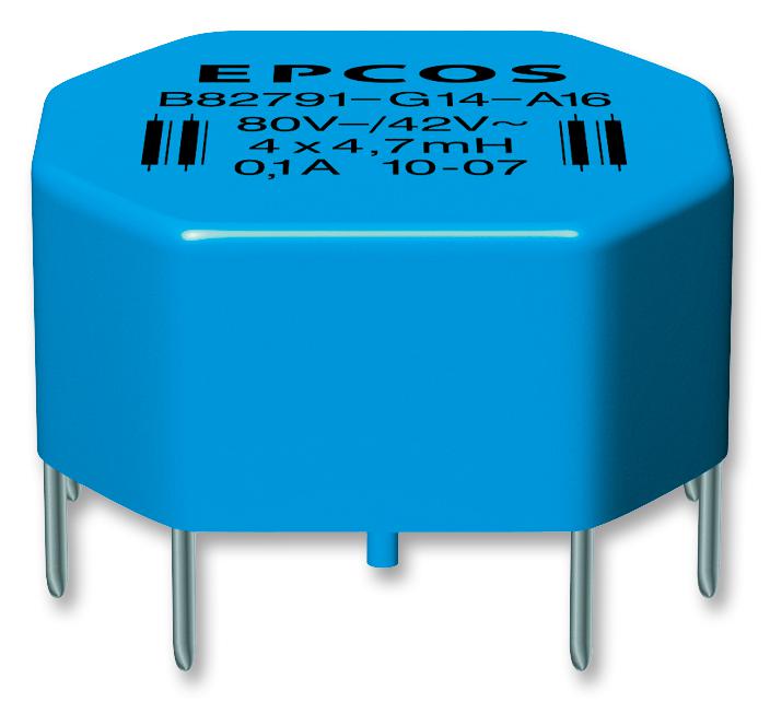 B82791G0015A014 CHOKE, COMMON MODE, 38MH, 0.1A EPCOS