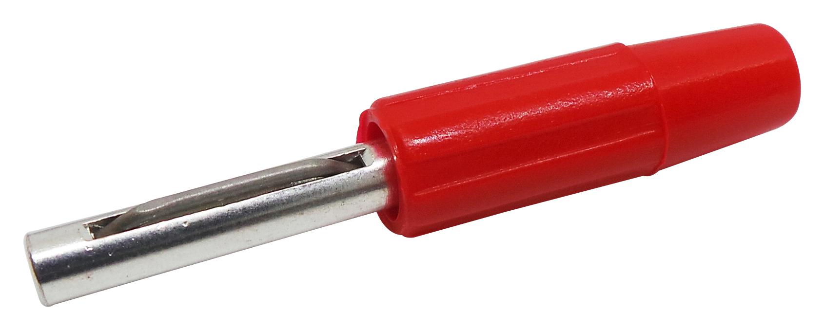 550-0500 BANANA SOCKET, 10A, 4MM, CABLE, RED DELTRON COMPONENTS