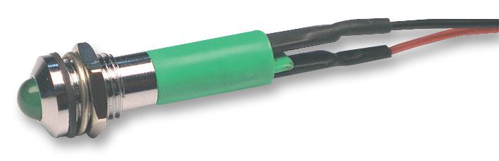 NLD29W814550500 LED INDICATOR, 28V GRN NLD ELECTRONIC