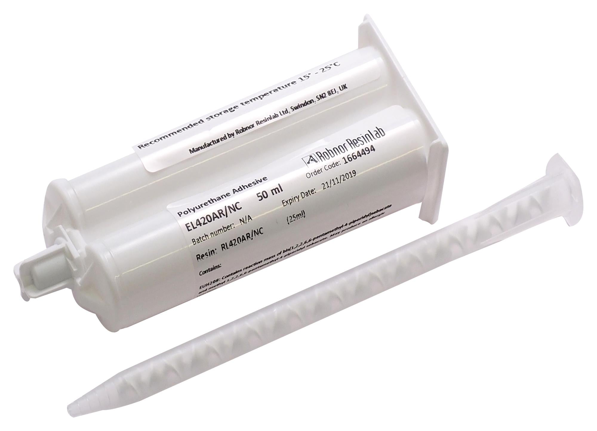 EL420AR/NC/050TC ADHESIVE, POLYURETHANE, FLEXIBLE TOUGH ROBNOR