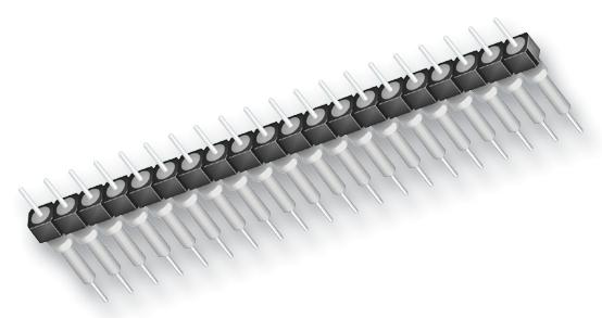 BBS-132-G-A HEADER, 2.54MM, PCB, 32WAY SAMTEC