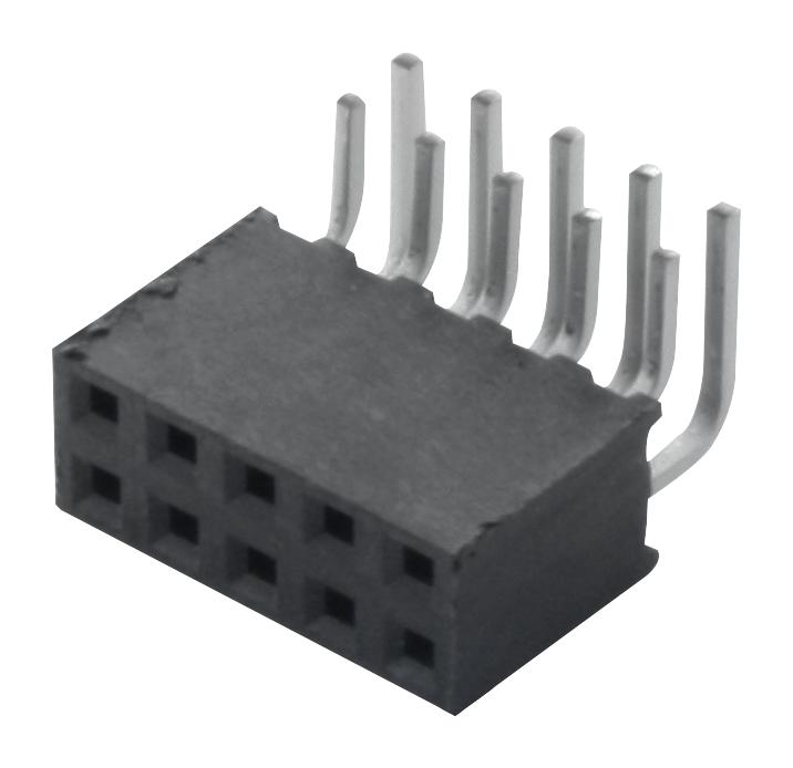 SQT-105-01-L-D-RA RECEPTACLE, 2MM, R/A, 10WAY SAMTEC