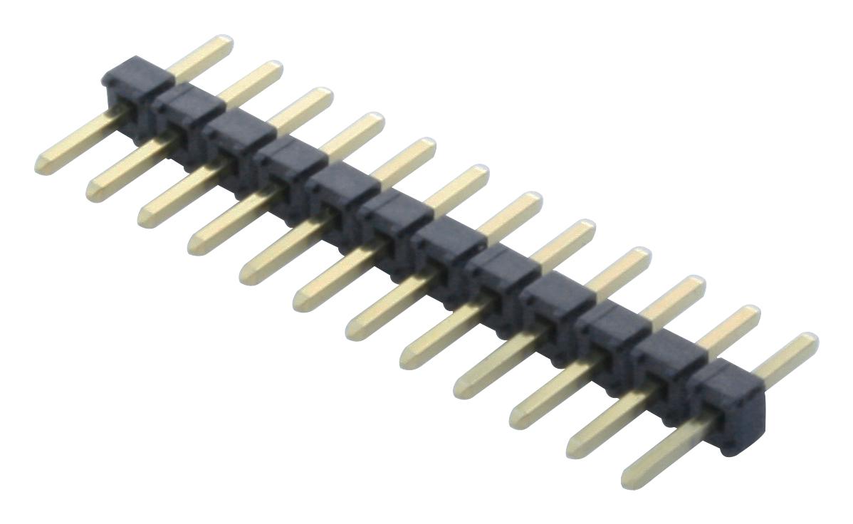 TMM-112-01-G-S HEADER, 2MM, SINGLE THRU HOLE, 12WAY SAMTEC
