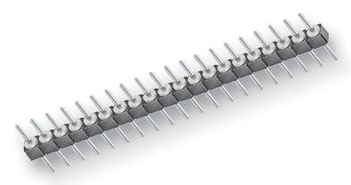 TS-108-G-A HEADER, 2.54MM, PCB, 8WAY SAMTEC