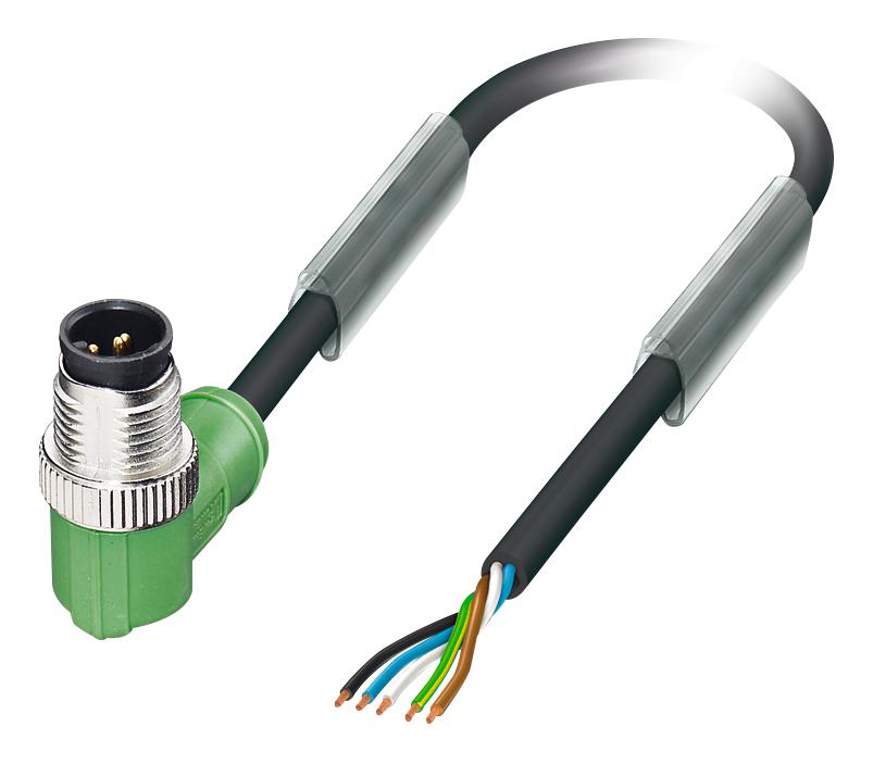 1669806 SENSOR CORD, 5P, M12 PLUG-FREE END, 3M PHOENIX CONTACT
