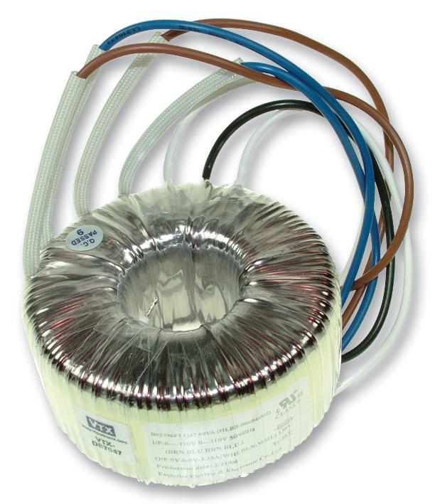 VTX-146-080-155 TRANSFORMER, 80VA, 2 X 55V MULTICOMP PRO