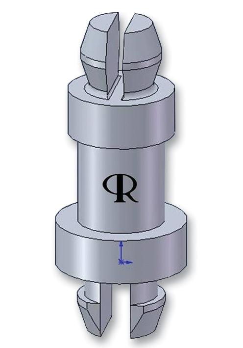 MSPS-4-01 MINIATURE SUPPORT POST, NYLON6.6, 6.4MM ESSENTRA COMPONENTS