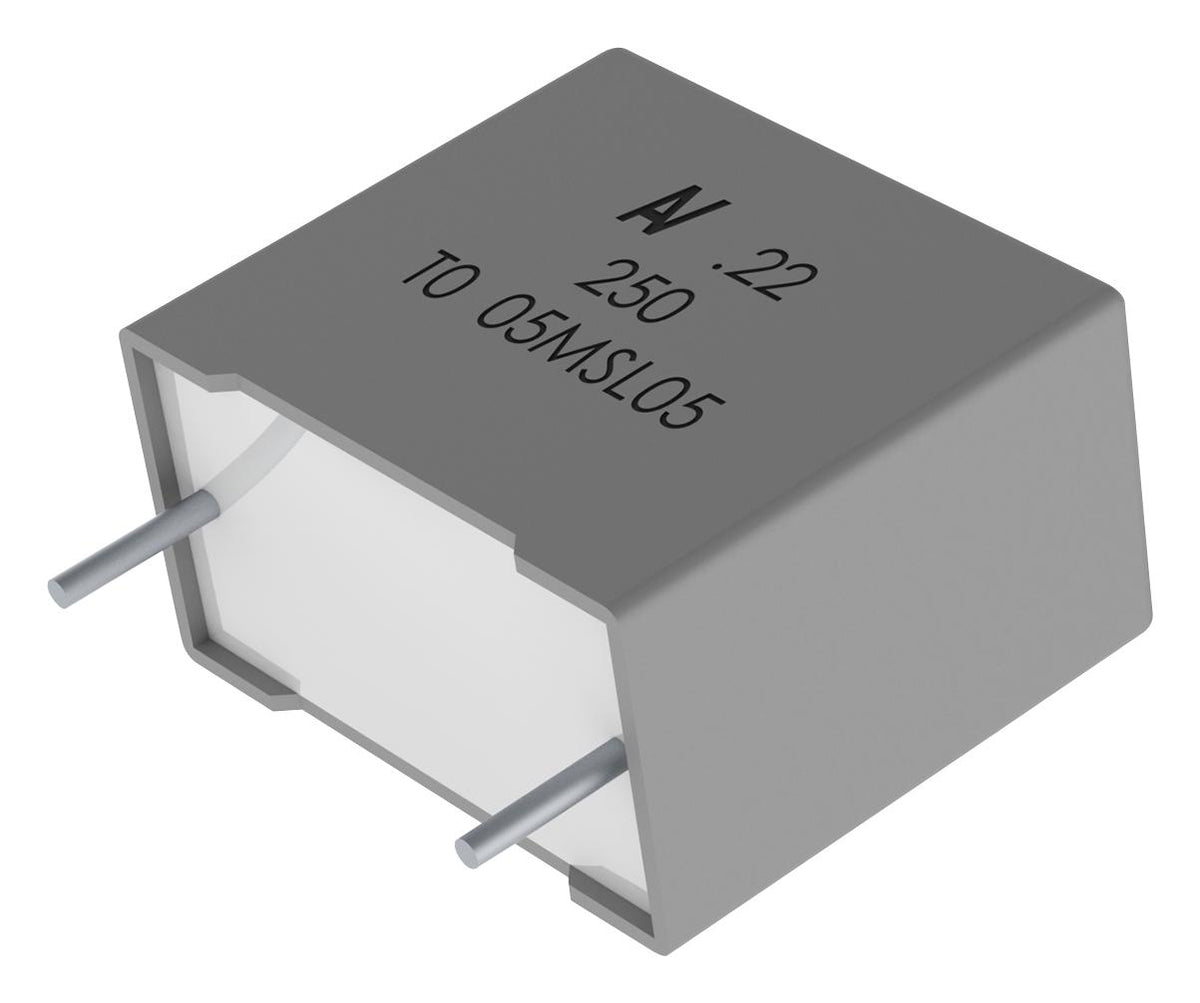 R60MI41005030K CAP, 1µF, 400V, 10%, PET, RADIAL KEMET