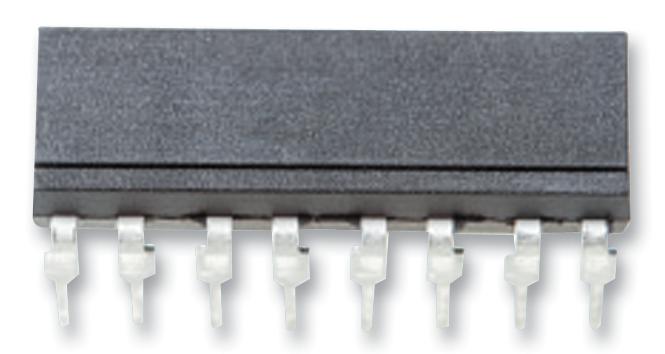 ISQ203X OPTOCOUPLER, DIP-16, QUAD, TR. O/P ISOCOM