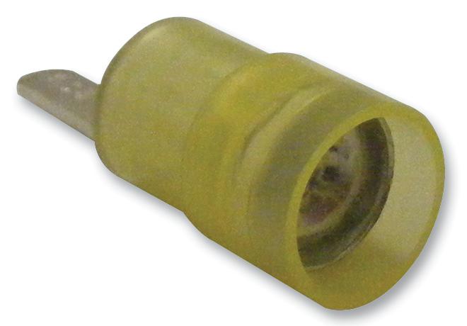 DBNYD5-18 CRIMP TERMINAL, BLADE, YELLOW, PK100 MULTICOMP PRO