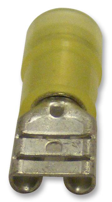 FDNYD5-250 CRIMP TERMINAL, FEMALE, YELLOW, PK100 MULTICOMP PRO