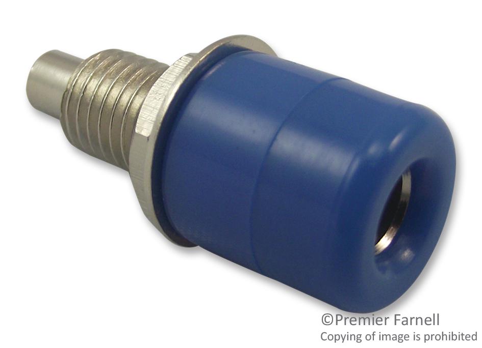24.247.5 SOCKET, 4MM, PANEL, BLUE MULTICOMP