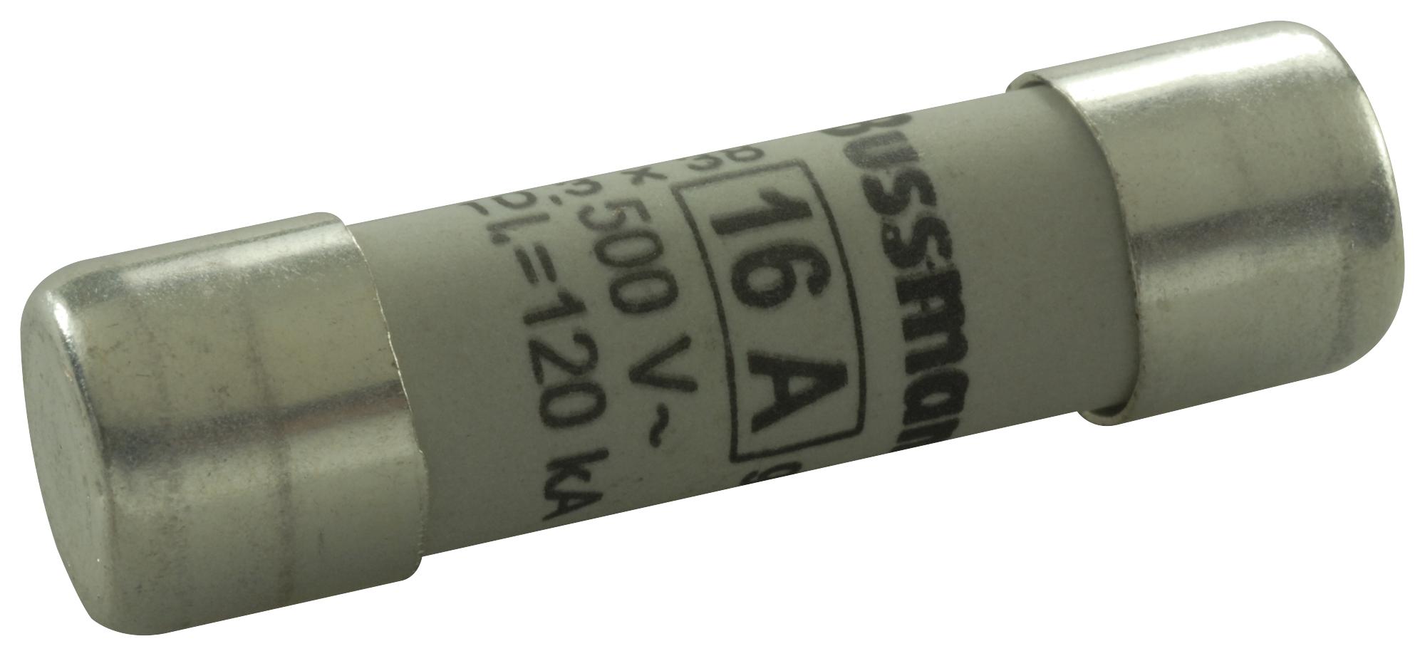 C10G2 FUSE, 2A, 10X38, 500V EATON BUSSMANN