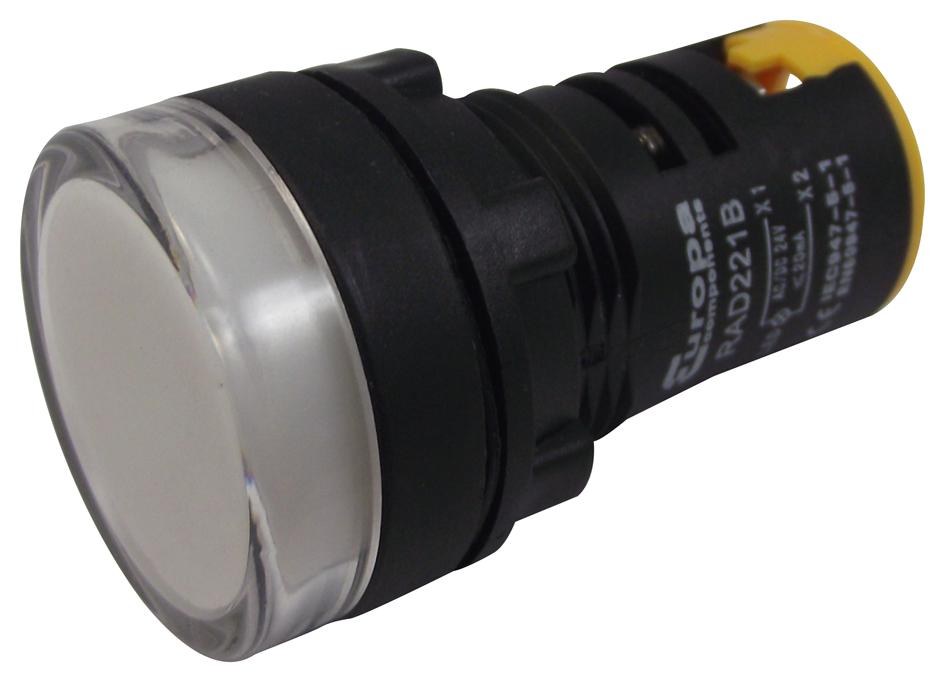 RAD221P 22MM SWITCHES LED PILOT WHITE 230V MULTICOMP