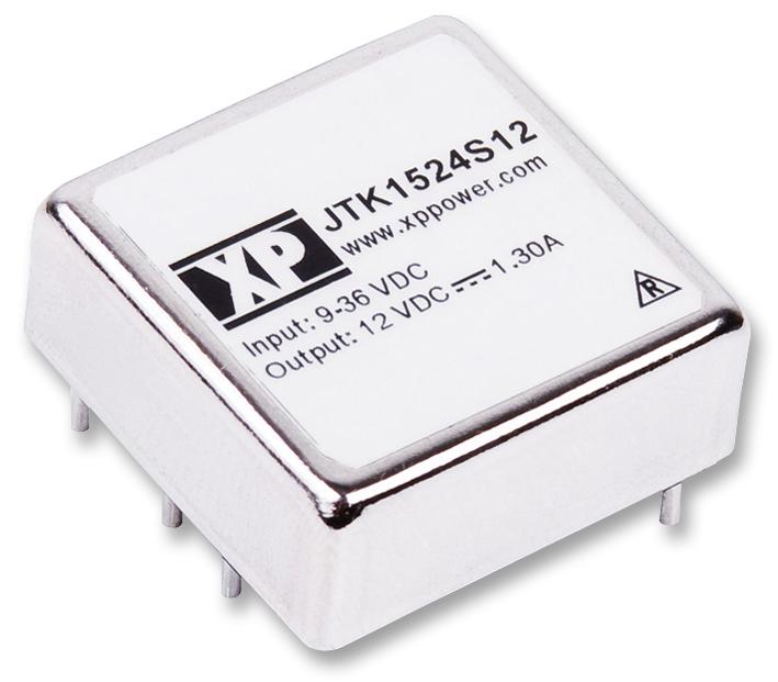 JTK1548S12 CONVERTER, DC/DC 15W, 12V WIDE INPUT XP POWER