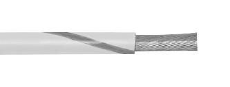 1551 WS001 HOOK-UP WIRE, 22AWG, WHT/GRY, 305M ALPHA WIRE