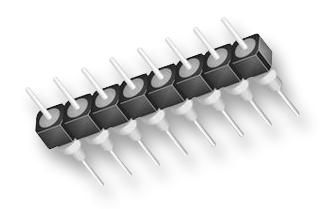 BBL-108-T-E . STACKING CONN, HEADER, 8POS, 2.54MM SAMTEC