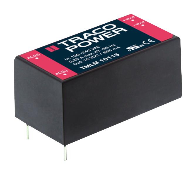 TMLM 04109 PSU, PCB MOUNT, 4W, 9V, 0.44A TRACO POWER