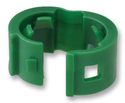 PCBANDGR-Q CABLE CLIP, PATCH CORD, GREEN, PK25 PANDUIT